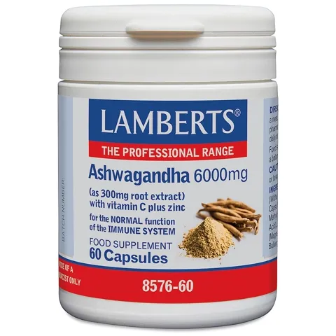 Lamberts Ashwagandha Capsules 6000mg