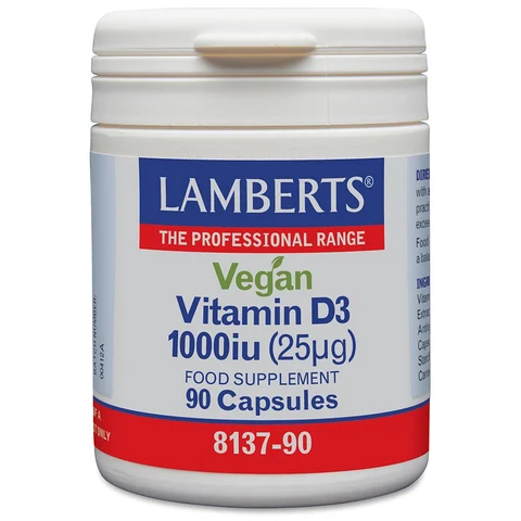 Vegan Vitamin D3 1000iu (25µg)