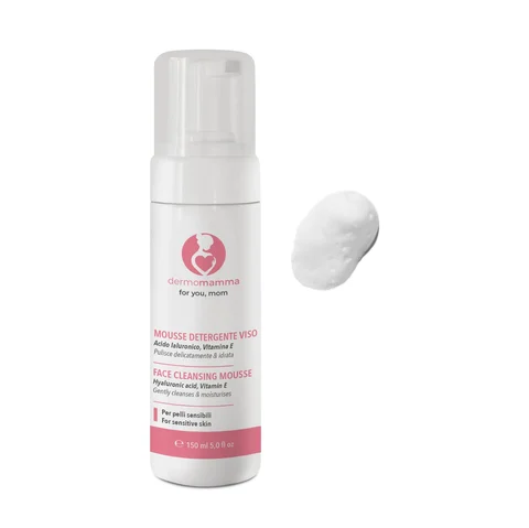 Mousse detergente viso