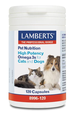 High Potency Omega 3s for Cats and Dogs